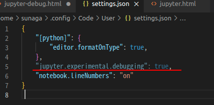 Jupyter Notebookデバッグ